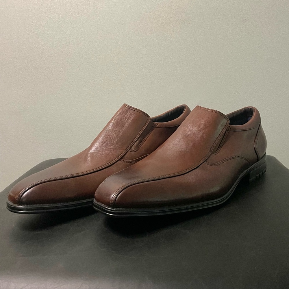 Men’s Rockport Loafer AdiPRENE Dress Shoe, Tan/Brown 10.5 NEVER WORN